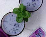 Foto langkah ke 5 dari resep Es Susu Lumut Lilac.