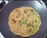 A picture of step 5 of 20 Min Breakfast Vegetable Omelette (Eggless).