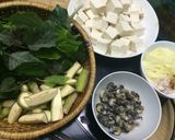 Hình bước làm 1 của món Chuối nấu đậu ốc