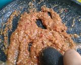 Foto langkah ke 2 dari resep Rujak kangkung.