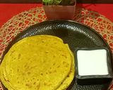 A picture of step 9 of Puran Poli.