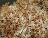 A picture of step 8 of Rava beetroot modak.