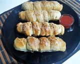A picture of step 10 of Chicken bread roll.