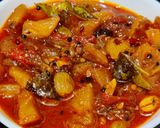 A picture of step 4 of Pineapple- tomato Khatta meetha.