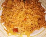 A picture of step 4 of Jollof Macaroni 2.