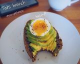 Hình bước làm 5 của món Bánh mì trái bơ (Eat clean holic)