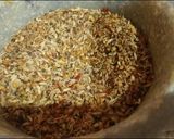 A picture of step 5 of Lasoory (gum berry) ka achar😋💚.