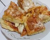 Foto langkah ke 7 dari resep Pizza teflon home made.