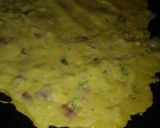A picture of step 2 of Besan chilla.