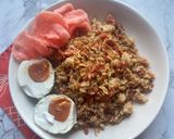 Foto langkah ke 3 dari resep Nasi Goreng Chicken Pepperoni.