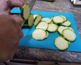 Foto del paso 1 de la receta: Guarnición de calabacín a la plancha