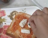 A picture of step 2 of Paneer sandwich.