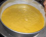 A picture of step 6 of Eggless Mango cake.