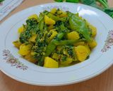 A picture of step 10 of Malabar Spenich with potatoes,A Classic Bengali Dish.