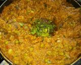 A picture of step 3 of Pav bhaji.