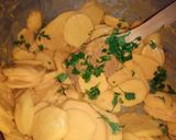 A picture of step 5 of Bhajia # weekly jikoni challenge.