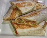 A picture of step 13 of Chipotle Chicken Wraps.
