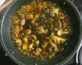 A picture of step 8 of Cauliflower manchurian.