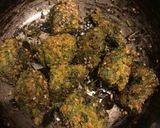 A picture of step 3 of Coriander vadi.