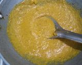A picture of step 5 of Bell pepper and Soya chunks with Gravy.