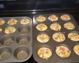 A picture of step 7 of Fruity Pebbles Muffins.