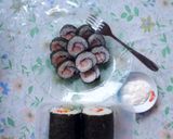 Foto langkah ke 5 dari resep Simple Sushi.