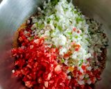A picture of step 2 of Instant Carrot Radish Pickle.