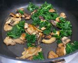 A picture of step 3 of Tagliatelle with Bread Tree Nut (chestnut) Pesto.