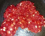 A picture of step 6 of Karachi Halwa.