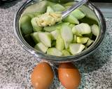 บวบผัดไข่ วิธีทำสูตร 1 รูป