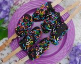 Foto langkah ke 6 dari resep Stik Es Pisang Coklat.