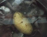 Foto del paso 1 de la receta: Pulpos a la provenzal, mejillones gratinados, rabas y langostino