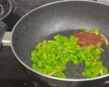 A picture of step 4 of Appam Manchurian.