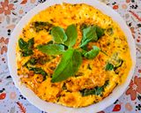 Spenótos omlett 🥚🥚🥚🥚 recept fázis 4 fotója