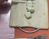 A picture of step 3 of Raw banana and Sweet Potato Hash Browns.