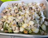 Une image de l'étape 10 de Flan de chou romanesco au porc et parmesan.
