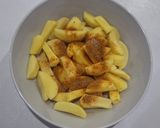 عکس مرحله 1 از دستور سیب زمینی با دیپ چدار 😋
