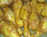 A picture of step 4 of Tandoori chicken.