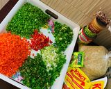 A picture of step 2 of Veggies jollof rice.