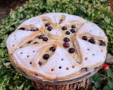 Pudingos áfonyás pite recept fázis 5 fotója