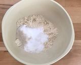 A picture of step 3 of Apple and blackberry crumble.