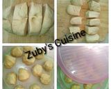 A picture of step 4 of Pita bread/pitta bread/shawarma bread.