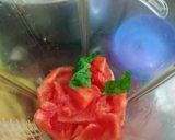 A picture of step 1 of Watermelon Lemonade.