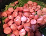 Foto del paso 4 de la receta: Sopa para Hulk, pasta espinacas y salchichas