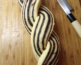 Foto langkah ke 6 dari resep Roti Babka isi Cokelat dan Kacang.
