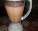 A picture of step 1 of Banana and watermelon smoothie.