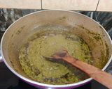 A picture of step 11 of MALAI KOFTA with SPINACH GRAVY (with fresh cream).