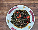 Foto langkah ke 3 dari resep Tumis Daun Ubi/Singkong.