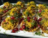 A picture of step 5 of Canapes Chaat.
