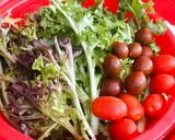 Hình bước làm 1 của món Salad Bơ Thịt Giò Heo Xông Khói